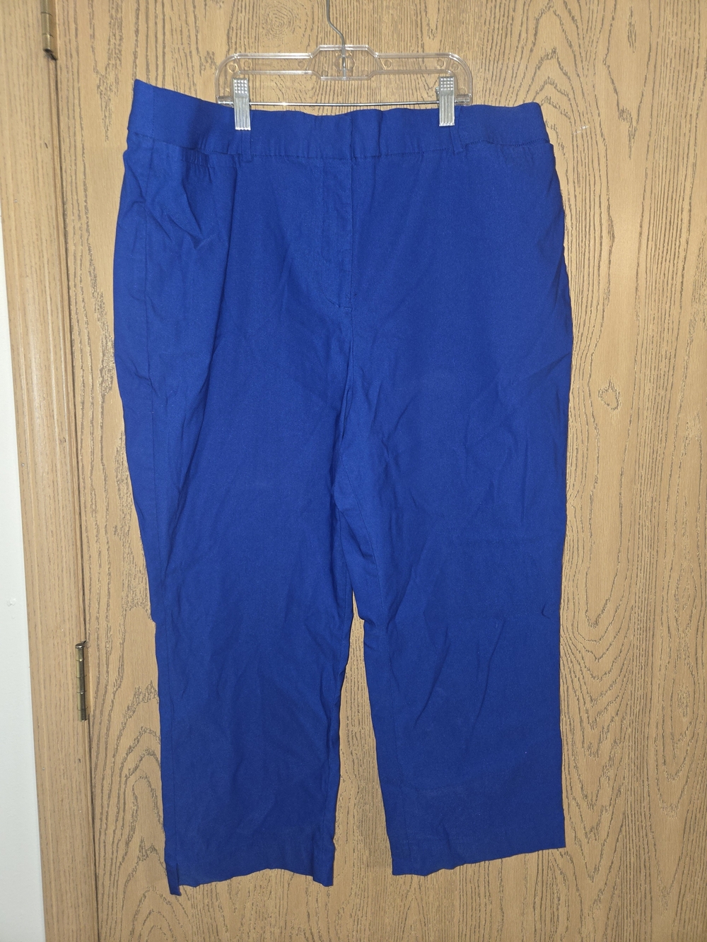 Lane Bryant Royal Blue Cropped Straight-Leg Pants